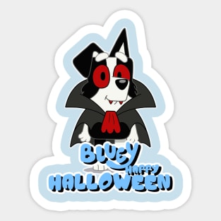 Happy Halloween // Blueu Dracula Sticker